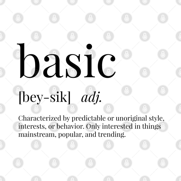 Basic Definition by definingprints