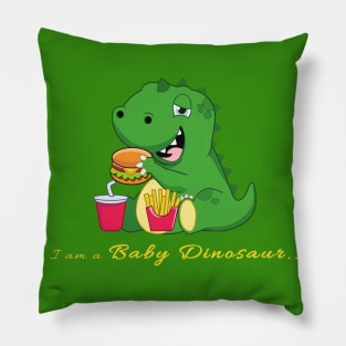 I am a Baby Dinosaur Pillow