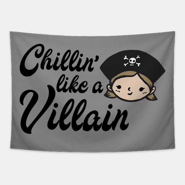 Chillin' like a villain Tapestry by Babes In Disneyland