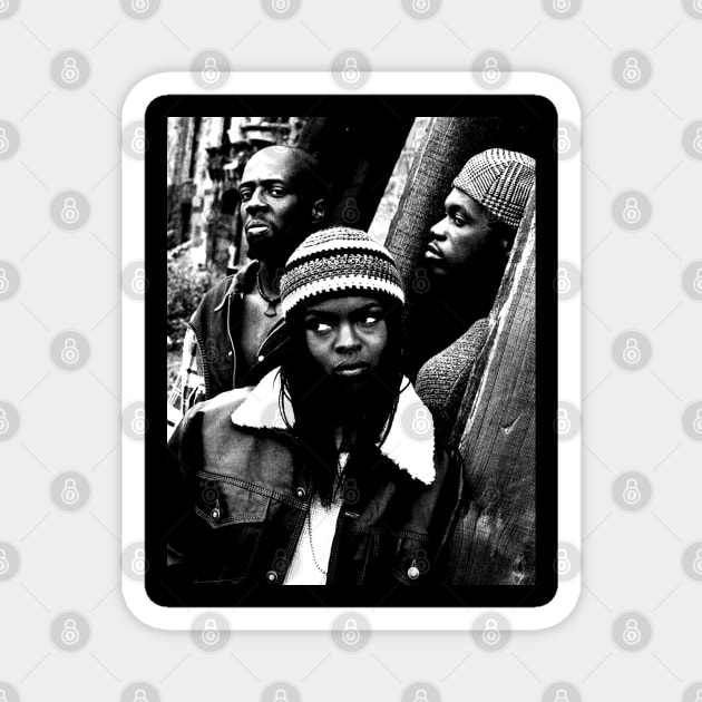 Lauryn Hill Fugees The Famous Vintage Retro Rock Rap Hiphop Magnet by beckhamwarren