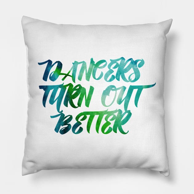 Turn Out Pillow by quakeandquiver