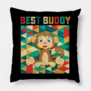 Best Buddy Monkey Pillow