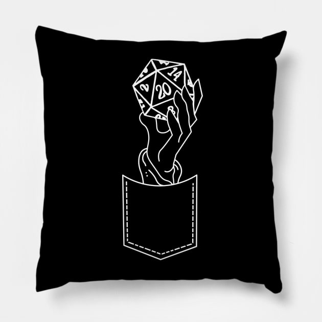 Pocket 20 Pillow by LordNeckbeard