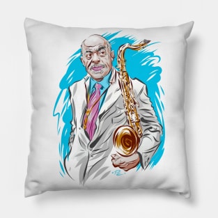 Archie Shepp - An illustration by Paul Cemmick Pillow