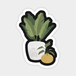 Potted Plant Duo Magnet