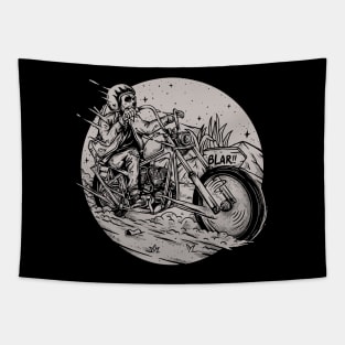 Skull Rider - Death Rider Chopper Tapestry