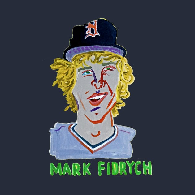 Mark Fidrych by SPINADELIC