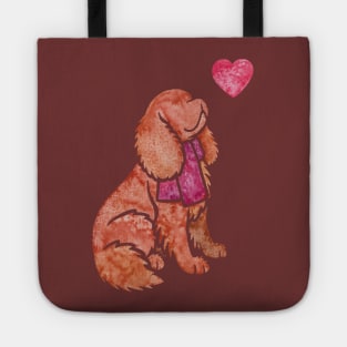 Watercolour Cavalier King Charles Spaniel Tote