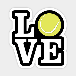 I Love Tennis Magnet