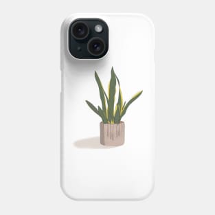 Shady Green Plant and Pot Phone Case