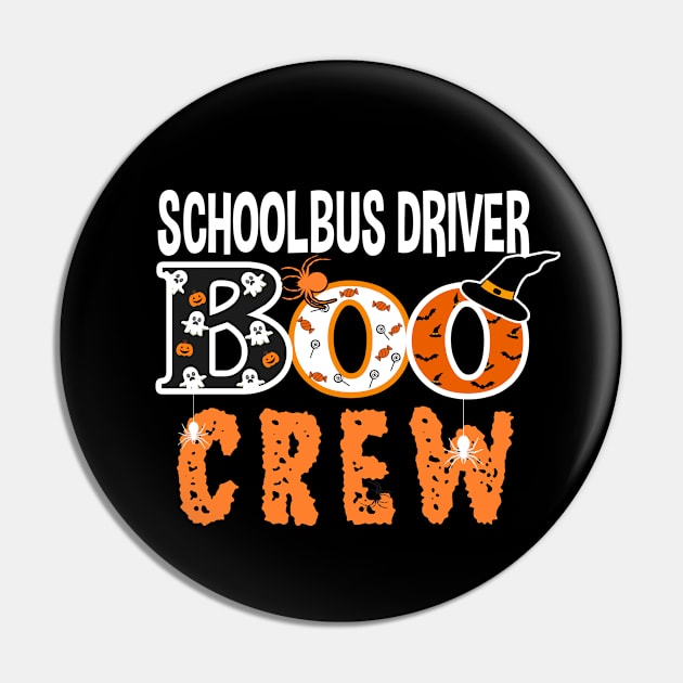 School Bus Driver Masks Boo Crew Pin by FanaticTee