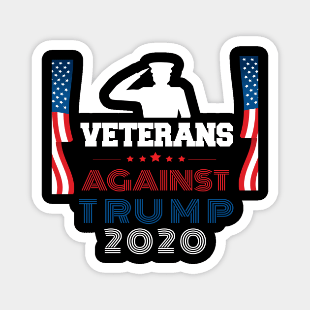 Veterans Against Trump Magnet by BuzzTeeStore