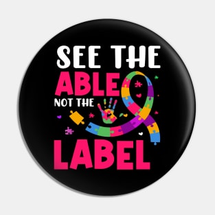 See the able not the label Pin