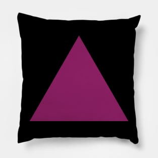 Aubergine triangle Pillow