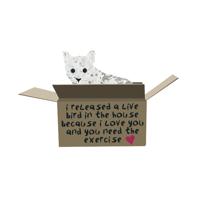 Cat in a Box Valentine by MarbleCloud