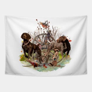 German Shorthaired Pointers Tapestry