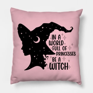 Feminist Witchy Grandaughter of Witches Halloween Pillow