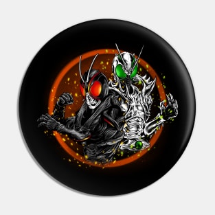 duel rider Pin