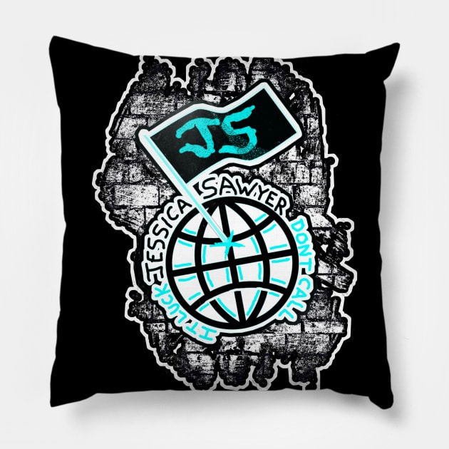 JESSICA SAWYER ''DONT CALL IT LUCK'' Pillow by KVLI3N