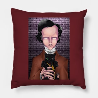 Edgar allan Poe Pillow