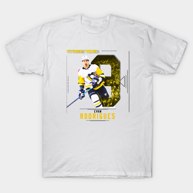 Evan Rodrigues Ice Hockey Edit Penguins - Evan Rodrigues - T-Shirt