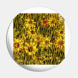 Yellow Flowers in Tall Grass Pin