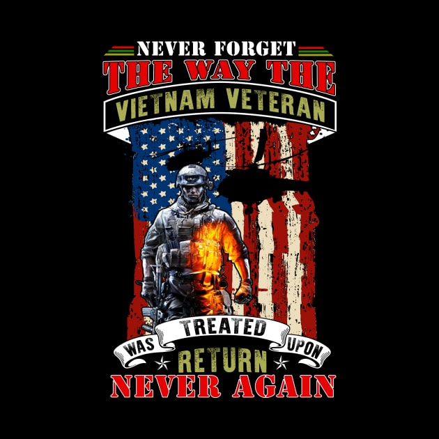 US Veteran Never Forget The Way The Vietnam Veteran by peskyrubeus