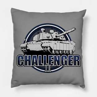 Challenger 2 Tank (Small logo) Pillow