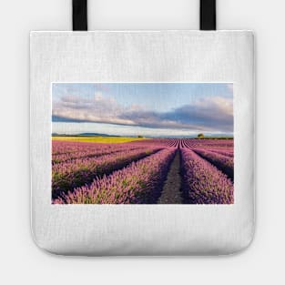 Lavender Field At Sunrise Tote