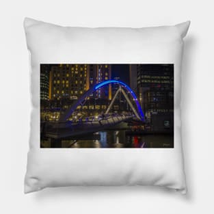 Southbank footbridge, Melbourne, Victoria, Australia. Pillow