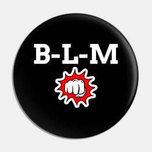 BLM shirt Pin