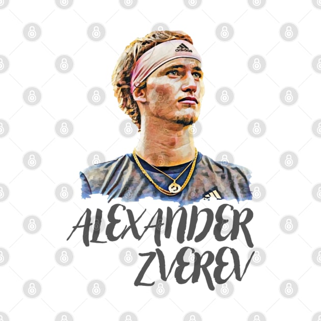 Alexander Zverev by BorodinaAlen