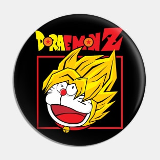 SAIYAN ROBOT CAT! Pin