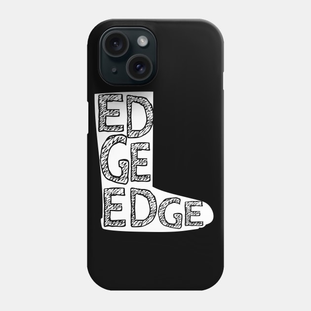 How do you say Buttigieg? Drawing of Boot with distressed text Phone Case by YourGoods