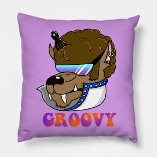 Groovy Werewolf Pillow