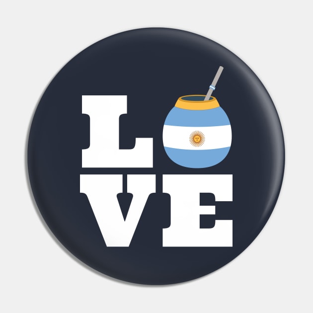 Love Yerba Mate Pin by sqwear