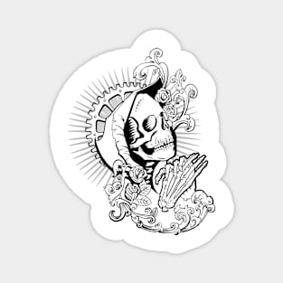 Santa De Muerte Magnet