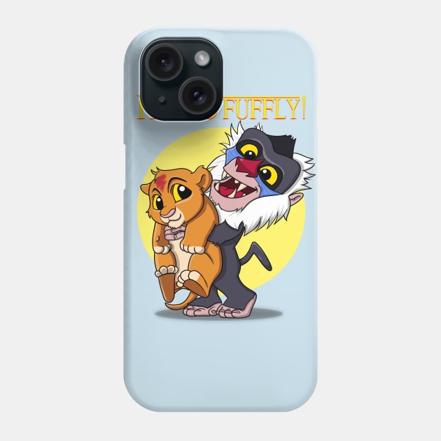 The Lion Fluffy Phone Case by MarianoSan