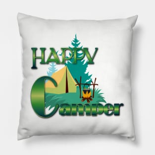 HAPPY CAMPER Pillow