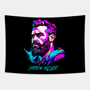 Jason Kelce Philadelphia Tapestry