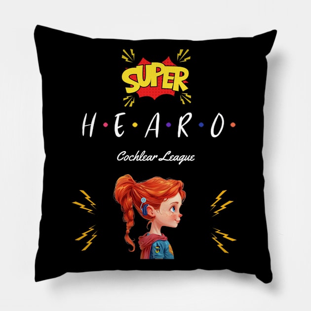 Super Hearo | Cochlear Implant | CI Pillow by RusticWildflowers