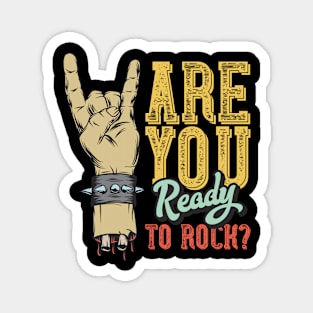 Are You Ready To Rock Pop Art Ave Music Magnet