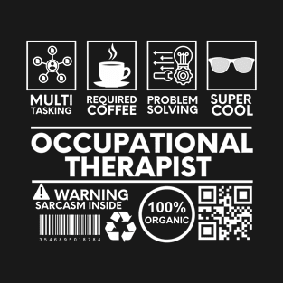 Occupational therapist  black T-Shirt