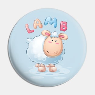 Cute Lamb Kawaii Cartoon Animals Pin