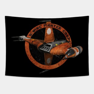 B - WING FIGHTER CORPS ORANGE Tapestry