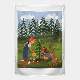 Save trees Tapestry