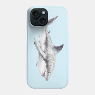 Happy Watercolor Shark Phone Case