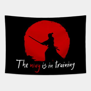 The way is in training - Miyamoto Musashi. Tapestry