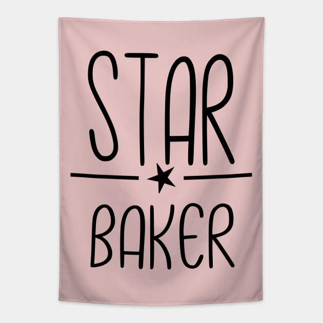 great british baking show star baker Tapestry by shimodesign