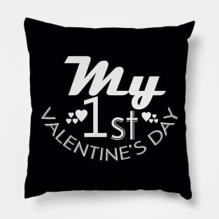 Valentine My 1st Valentine S Day Pillow